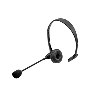 Cellet 3.5mm Over-the-Head Headset with Boom Microphone - Black