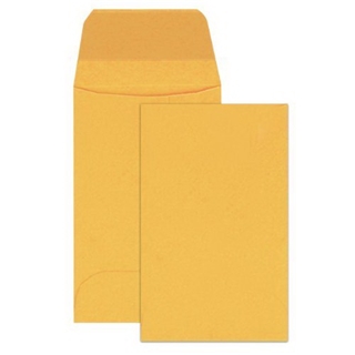 Columbian CO565 (#5-1/2) 3-1/8x5-1/2-Inch Coin Brown Kraft Envelopes, 500 Count