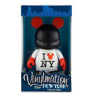 Disney Vinylmation New York Series 9'' Figure I Mickey NY Shirt Great Figure