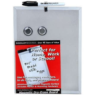 Dooley Aluminum Framed Magnetic Dry Erase Board, 5 x 7 Inches, 1 Board (507MGMTA)