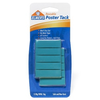 Elmer's Poster Tack Reusable Adhesive, 2 Ounces, (E1531)