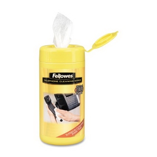 Fellowes 99722 Telephone Cleaning Wipes (99722)