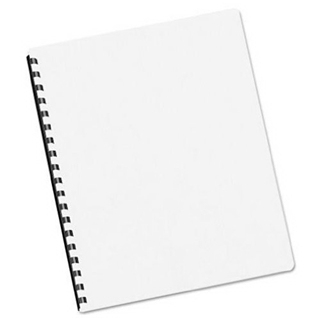 Fellowes Linen Presentation Covers, Oversize Letter, White, 50 Pack (52107)