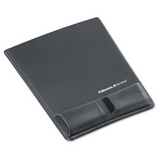 Fellowes Memory Foam Wrist Support With Attached Mouse Pad REST, WRIST, MSEPD, MEM, GPH 0439165210 (Pack of 6)