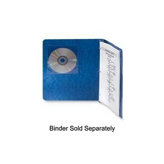 Fellowes Mfg. Co. Products - Self-Adhesive CD Holders, 5-3/8"x1/32"x5-3/8", 5/PK, Clear - Sold as 1 PK
