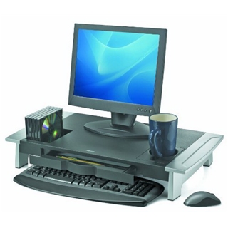 Fellowes Office Suites Premium Monitor Riser, Black (8031001)