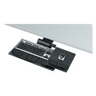 Fellowes Professional Premier Class Keyboard Manager, 28-1/8 x 21-1/4, Charcoal/Black