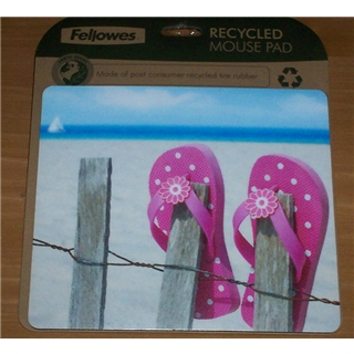 Fellowes Recycled Optical Mouse Pad - Beach
