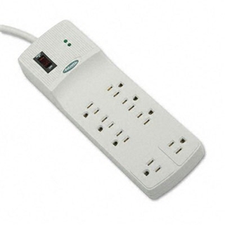 Fellowes Superior 8-Outlet Surge Protector - Receptacles: 8 - 1680J [CD-ROM]
