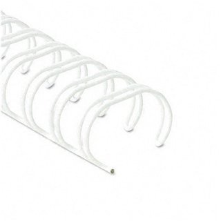 Fellowes Wire Bindings, 1/4" 35-Sheet Capacity, White, 25 per Pack - Sold as 2 Packs of - 25