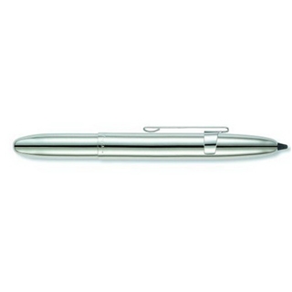 Fisher Space Pen, Bullet Space pen with Clip and Stylus Tip, Chrome (400CL/S)