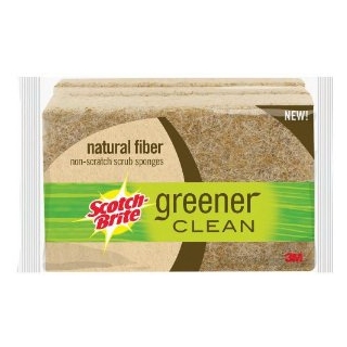 Greener Clean Non-Scratch Scrub Sponge 4 1/2 x 2 8/10 3/Pack