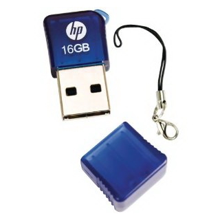 HP v165w 16 GB USB 2.0 Flash Drive P-FD16GHP165-EF (Blue)