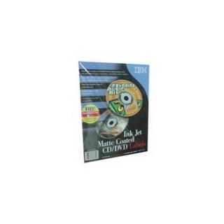 Printer Essentials for Impresso Paper Matte Coated CD/DVD Labels 8.5" x 11" - 01P8193