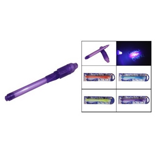 Invisible Ink Pen with Uv Light: Pack of 4