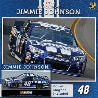 Jimmie Johnson 2014 Deluxe Wall Calendar
