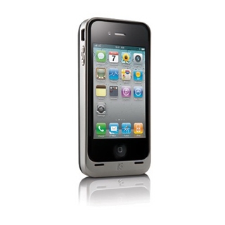 Kensington PowerGuard Battery Case for iPhone 4 (Silver) (Fits AT&T iPhone)