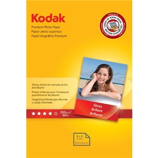 Kodak Premium Photo Paper, 4 x 6 Inches, Gloss, 5 Packs of 60 Sheets, 300 Sheets Total (8154106)