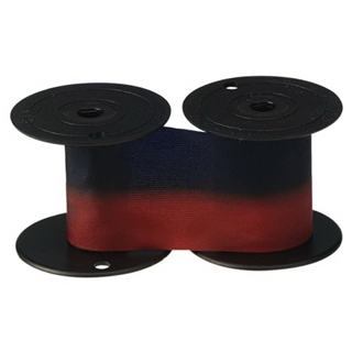 Lathem? Time 2-Color Replacement Ribbon for 1221 & 4001 Time Recorders, Blue/Red Ink