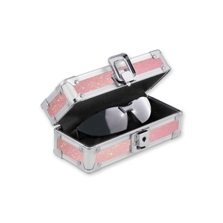Locking Sport Sunglass Case - Pink Bling - Vaultz - VZ00720