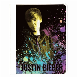 Mead Justin Bieber Composition Book, 80CT Wide Rule, Black Design (72611)