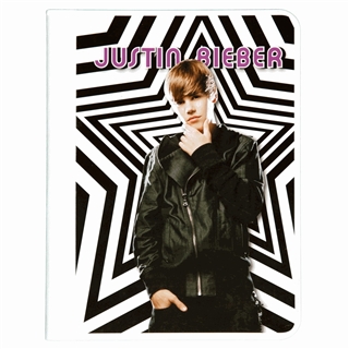 Mead Justin Bieber Composition Book, 80CT Wide Rule, Star Design (72619)
