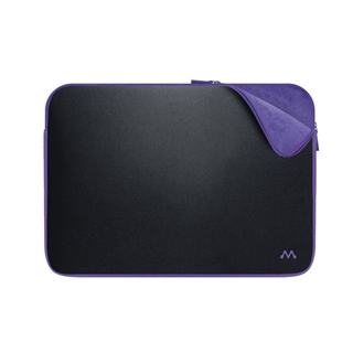Merkury Innovations 16 Inch Neoprene Laptop Sleeve (Black/Purple)