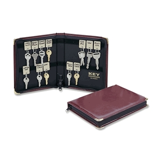 MMF Industries 24-Key Portable Zippered Key Case (201502417)