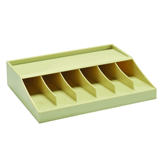 MMF Industries Bill Strap Tray Rack, 10.63 x 2.31 x 8.31 Inches, Putty (210470089)