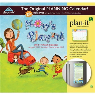 Mom's Plan-It 2012 Magnetic Mount Wall Calendar