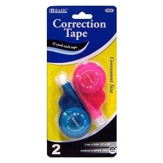 Neon Color Correction Tape - 2 Pack - Pink / Blue