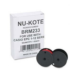 Nu-Kote BRM233 Nylon Calculator Ribbon (Black/Red)