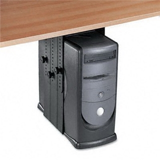 o Fellowes o - Under Desk CPU Holder, 17w x 12d x 11h, Black