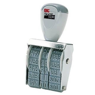 Officemate Stamp Line Dater with 6 Phrases, Size #2 (79006)