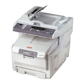 Okidata C5550N Color Laser Printer Fax Copier & Scanner with Network Card