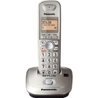 Panasonic KX-TG4011N DECT 6.0 PLUS Expandable Digital Cordless Phone, Champagne Gold, 1 Handset (KXTG4011N)