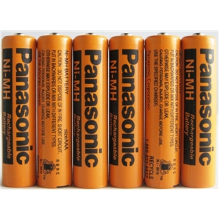 Panasonic NiMH AAA Rechargeable Battery for Cordless Phones x six 6 aaa 700 mah 1.2v batteries