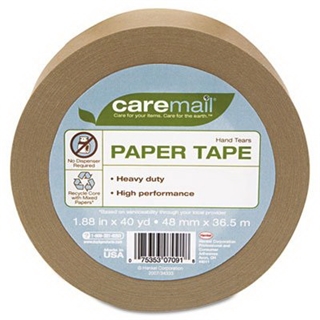 Paper Packaging Tape HeavyDuty 6.1mil 1.88 in x 40 yards 6 Rolls
