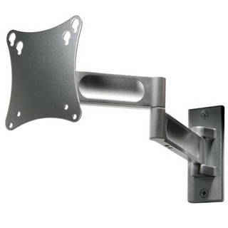 Peerless PA730-S Articulating Wall Mount for 10" to 22" Displays Silver