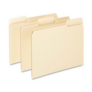 Pendaflex Essentials File Folders, 1/3 Cut, Top Tab, Letter, Manila, 100 Per Box, (752 1/3)