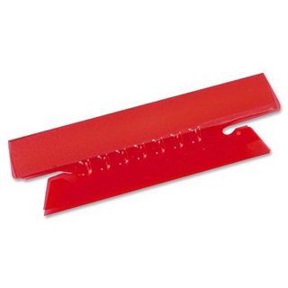 Pendaflex Hanging File Folder Tabs, 1/3 Tab, 3.5 Inch, Red Tab/White Insert, 25 per Pack (43-1/2-RED)