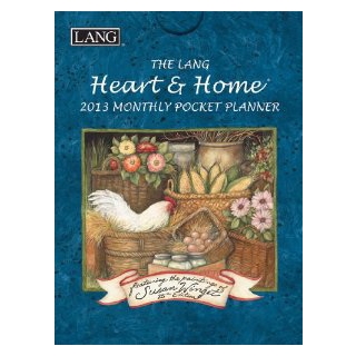 Perfect Timing - Lang 2013 Heart and Home Monthly Pocket Planner (1003111)
