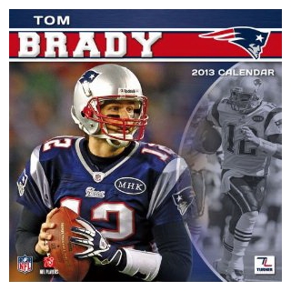 Perfect Timing - Turner 12 X 12 Inches 2013 New England Patriots Tom Brady Wall Calendar (8011160)