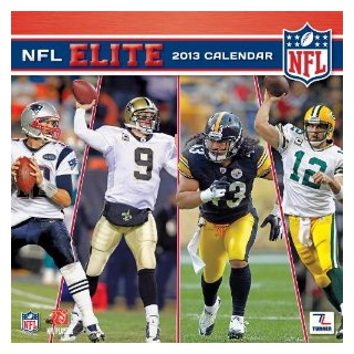 Perfect Timing - Turner 12 X 12 Inches 2013 NFL Elite Wall Calendar (8011344)