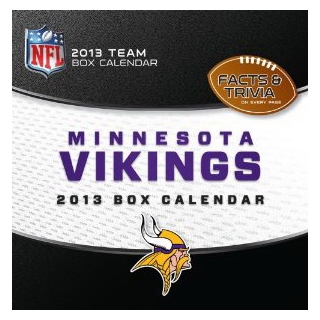 Perfect Timing - Turner 2013 Minnesota Vikings Box Calendar (8051109)