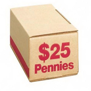 PMC61001 Corrugated Coin Storage Boxes Hold $25 in Pennies