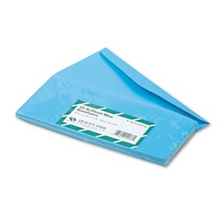 Quality Park Colored Envelope, Traditional, #10, Blue, 25 per Pack (11137)