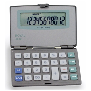 Royal XE12 Calculator with 12 Digit Display