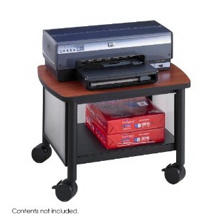 Safco Impromptu Under Table Printer Stand, Black (1862BL) [Office Product]