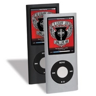 Scosche Silicone Skin for iPod Nano 4G (Clear/Black) [Electronics]